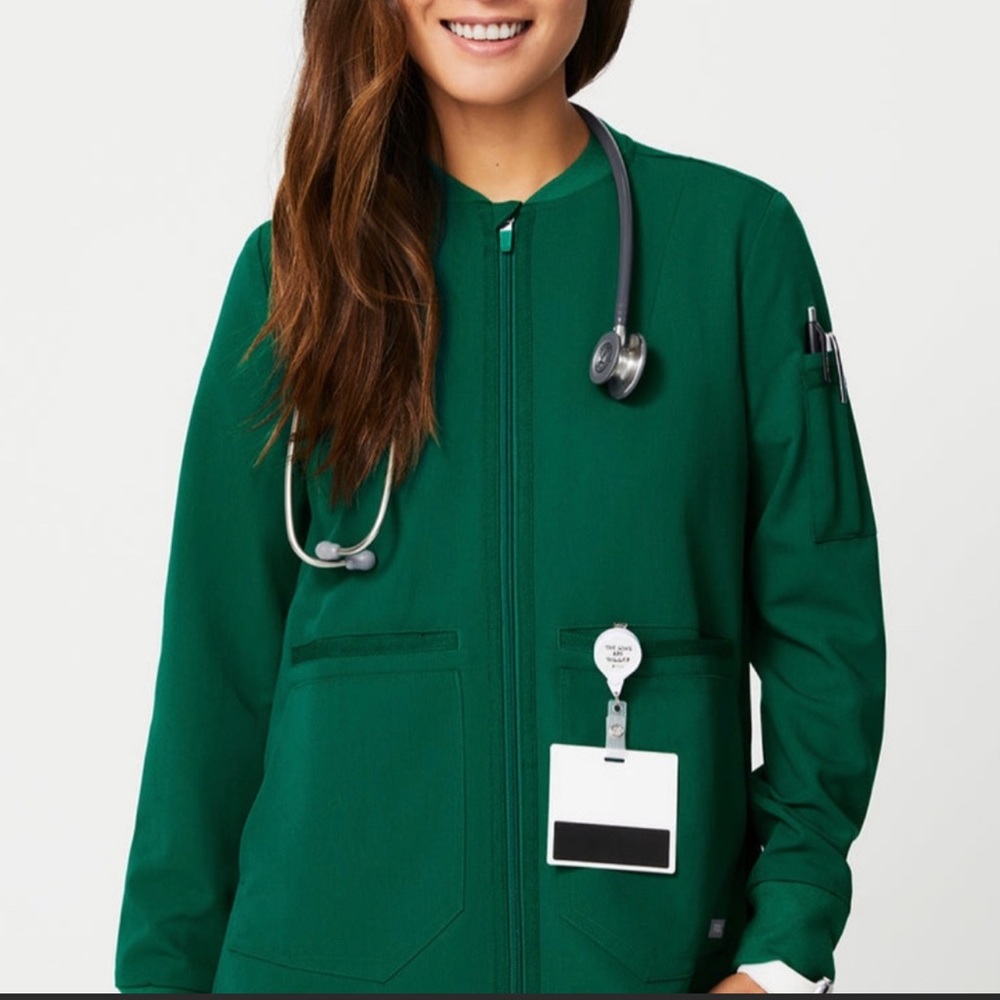 Figs HUNTER GREEN bellery jacket